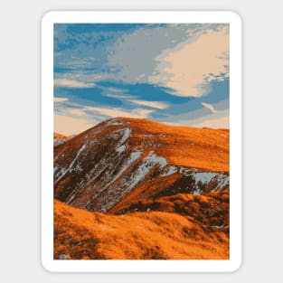 lonely Mountain - Landscape Sticker